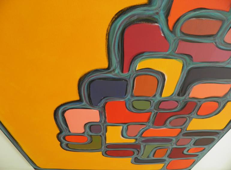 Original Abstract Expressionism Abstract Painting by Patrick Bachian