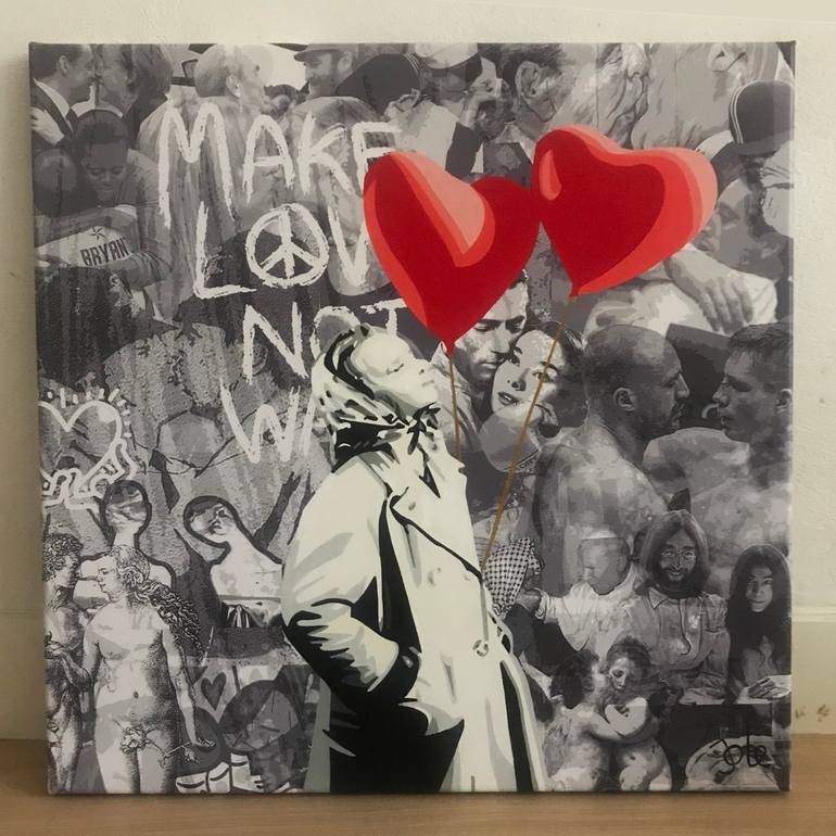 Original Illustration Love Mixed Media by Annejole Jacobs - De Jongh