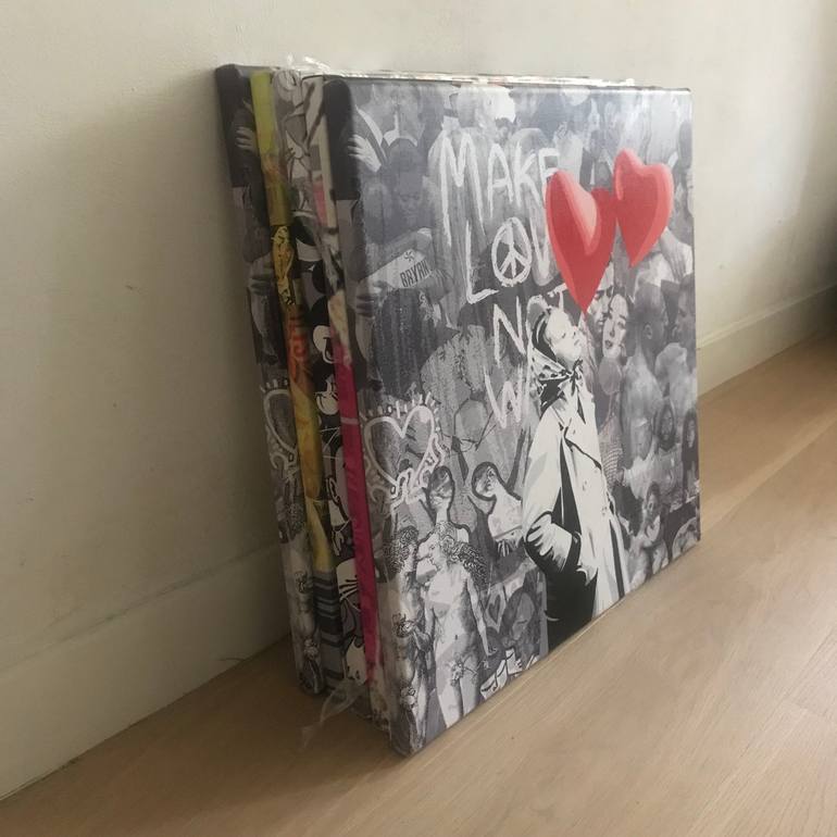 Original Illustration Love Mixed Media by Annejole Jacobs - De Jongh