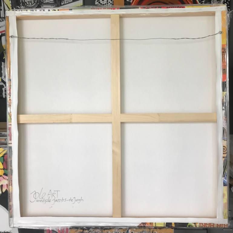 Original Modernism Pop Culture/Celebrity Mixed Media by Annejole Jacobs - De Jongh