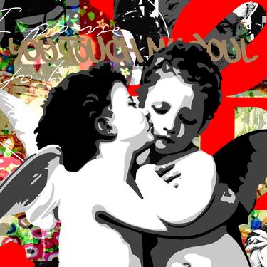 Print of Love Collage by Annejole Jacobs - de Jongh