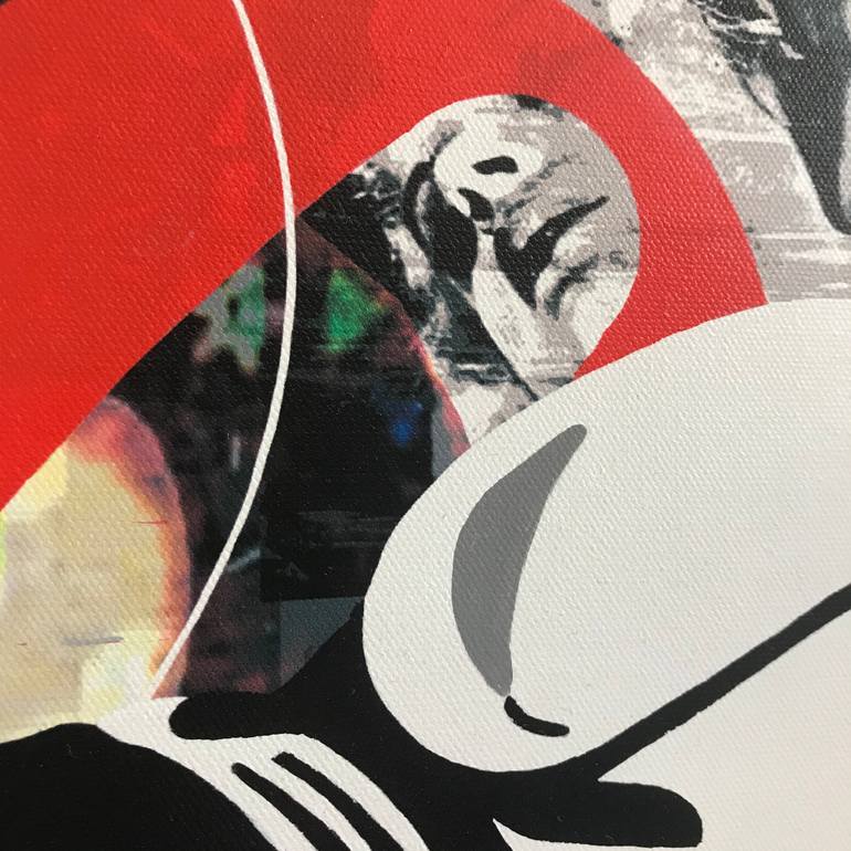 Original Modernism Love Mixed Media by Annejole Jacobs - De Jongh