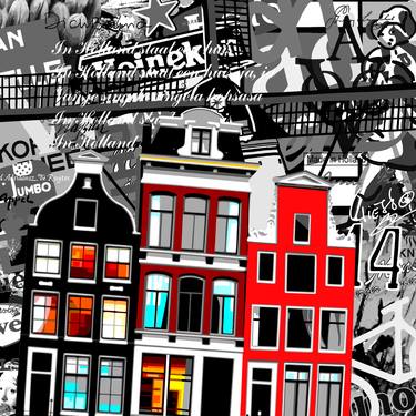 Print of Cities Paintings by Annejole Jacobs - de Jongh