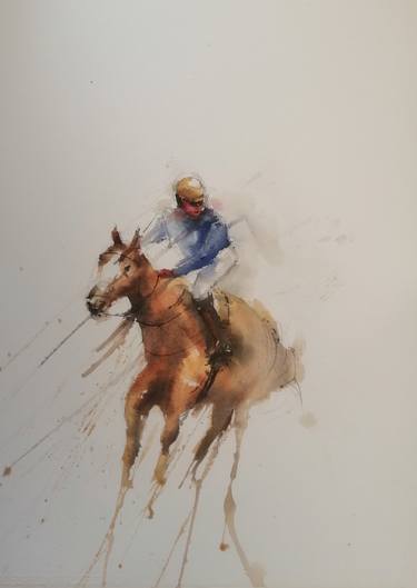 Original Impressionism Horse Paintings by Giorgio Gosti