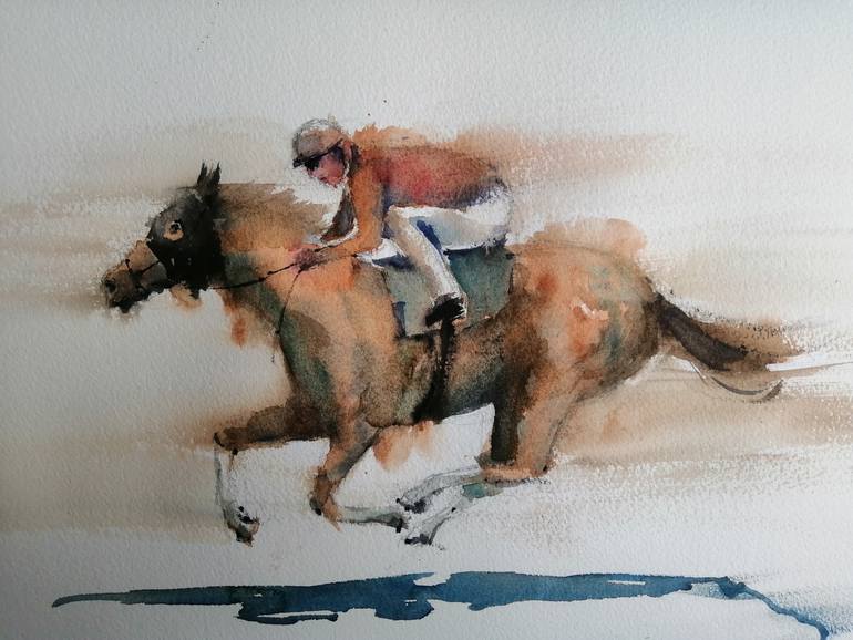 Original Impressionism Animal Painting by Giorgio Gosti