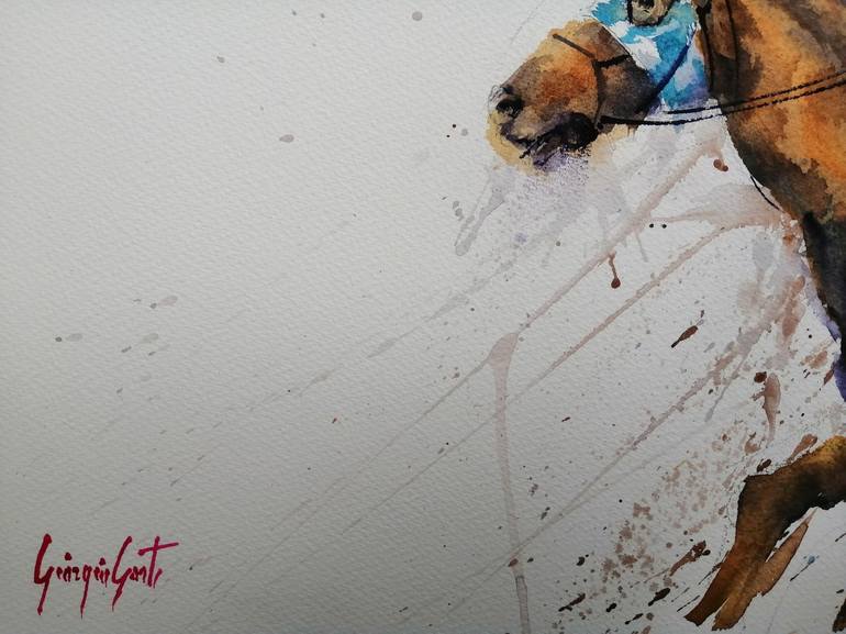 Original Horse Painting by Giorgio Gosti