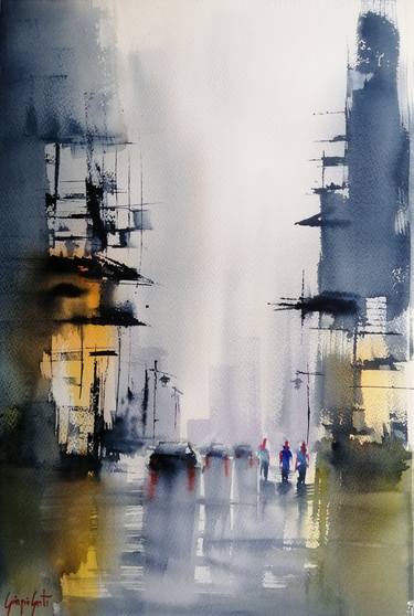 Print of Impressionism Cities Paintings by Giorgio Gosti