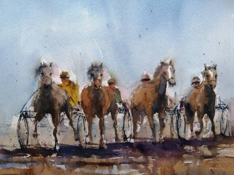 Original Horse Painting by Giorgio Gosti