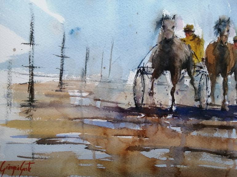 Original Horse Painting by Giorgio Gosti