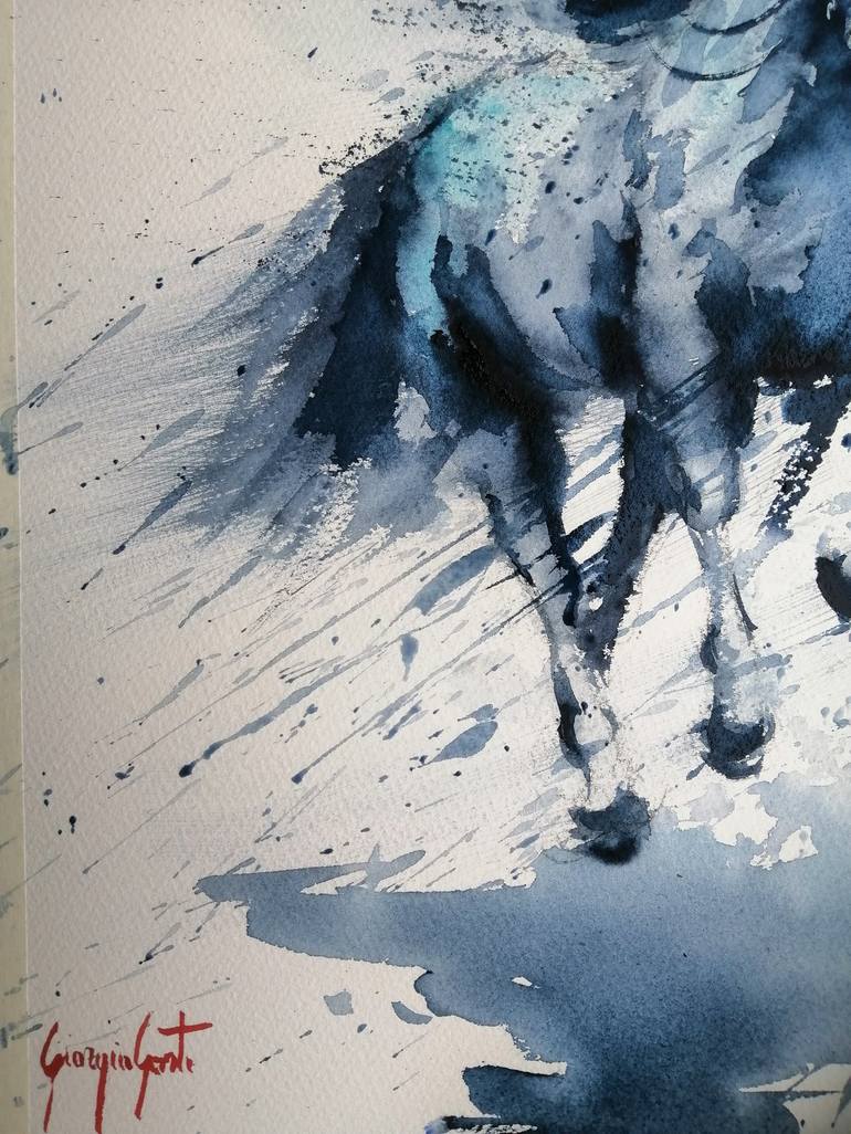 Original Horse Painting by Giorgio Gosti