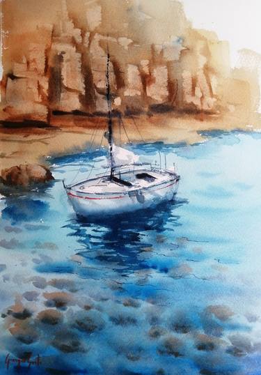 Original Boat Paintings by Giorgio Gosti