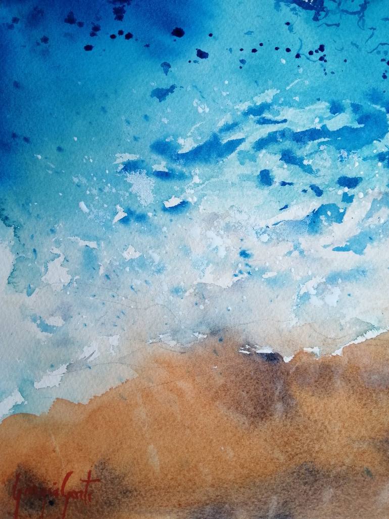 Original Expressionism Seascape Painting by Giorgio Gosti