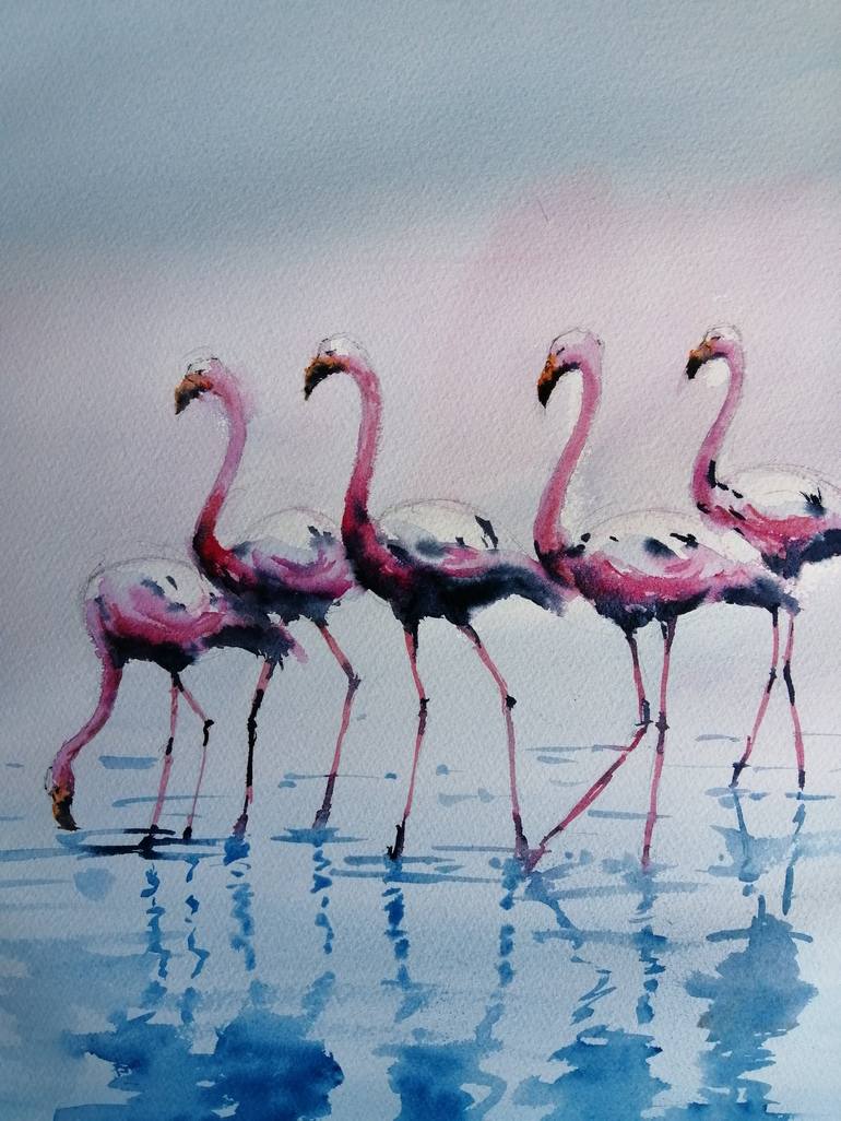 Original Impressionism Animal Painting by Giorgio Gosti