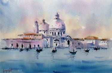 Original Impressionism Cities Paintings by Giorgio Gosti