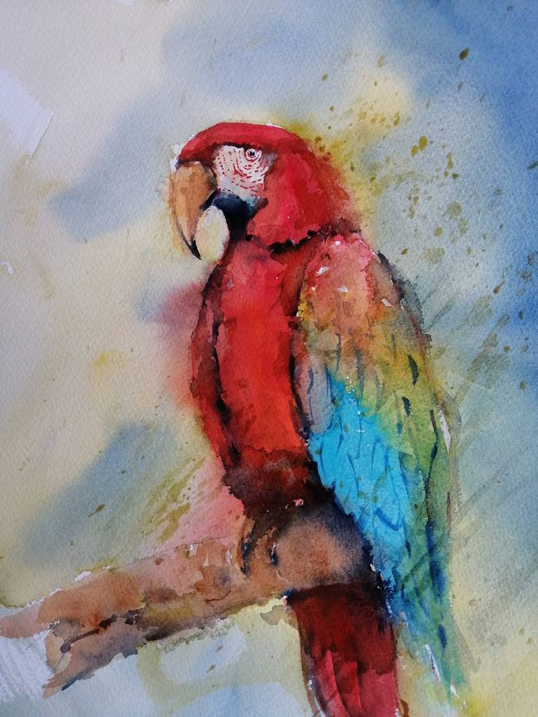 Original Impressionism Animal Painting by Giorgio Gosti