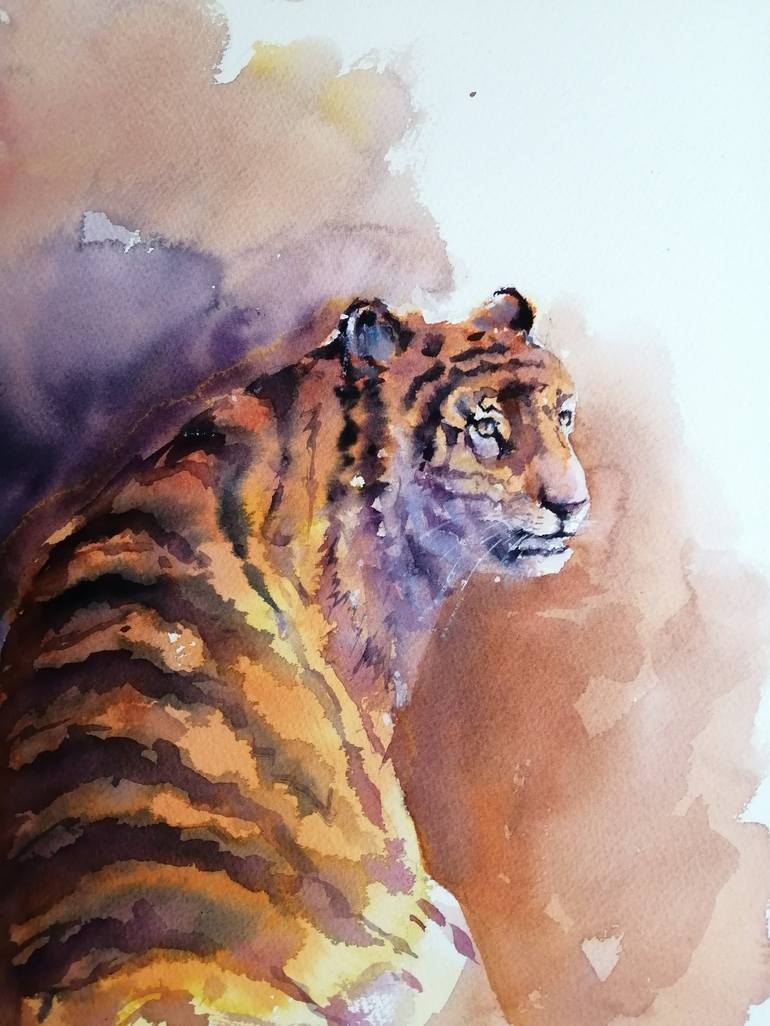 Original Impressionism Animal Painting by Giorgio Gosti