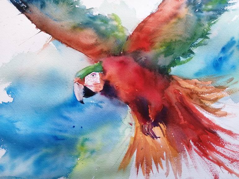 Original Impressionism Animal Painting by Giorgio Gosti