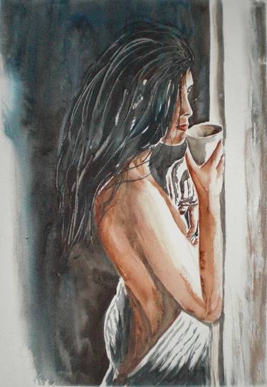 Original Figurative Women Paintings by Giorgio Gosti