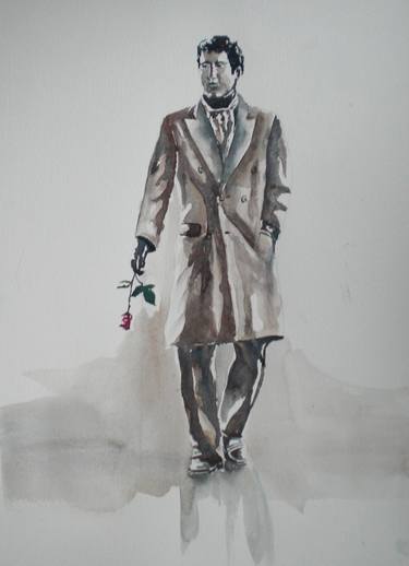 Original Figurative Men Paintings by Giorgio Gosti