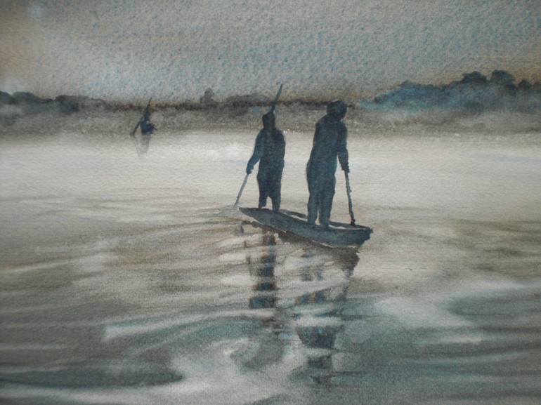 Original Figurative Seascape Painting by Giorgio Gosti