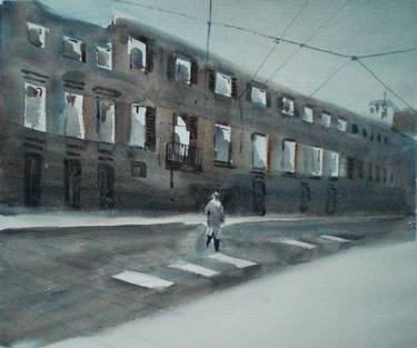 Original Figurative Architecture Paintings by Giorgio Gosti