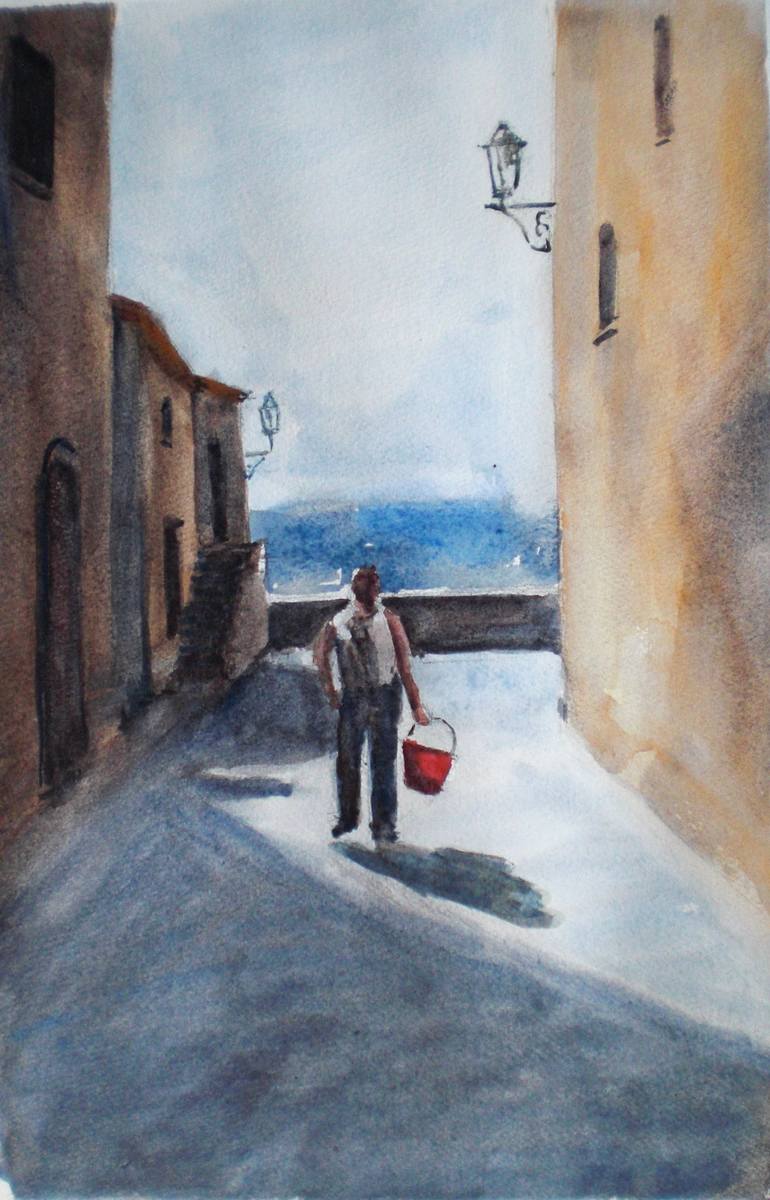 Original Expressionism People Paintings by Giorgio Gosti