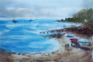 Original Expressionism Beach Paintings by Giorgio Gosti