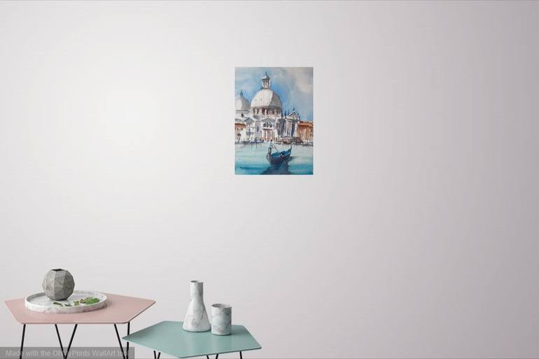 Original Expressionism Cities Painting by Giorgio Gosti