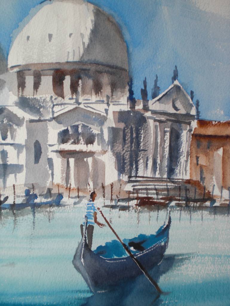 Original Expressionism Cities Painting by Giorgio Gosti