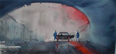 Print of Expressionism Car Paintings by Giorgio Gosti