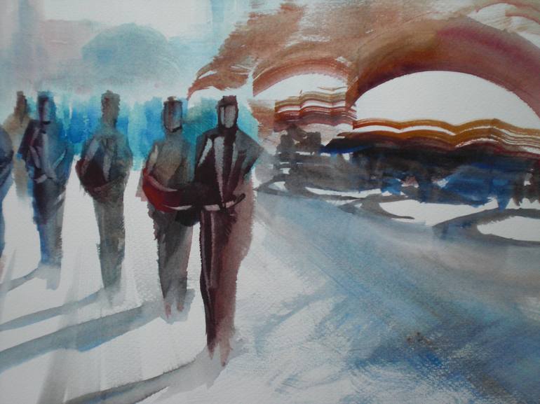 Original People Painting by Giorgio Gosti