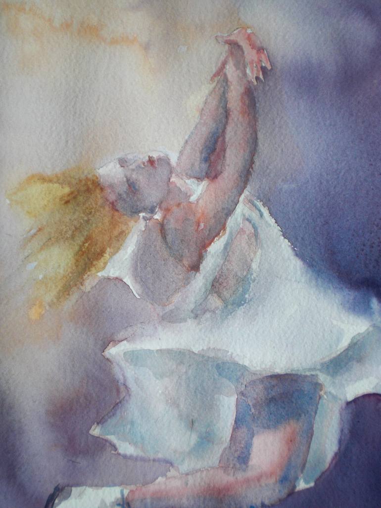 Original Impressionism People Painting by Giorgio Gosti