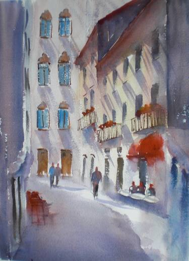 Original Impressionism Cities Paintings by Giorgio Gosti