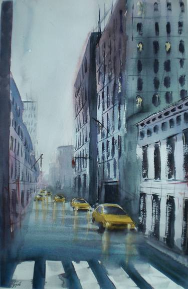 Original Impressionism Cities Paintings by Giorgio Gosti