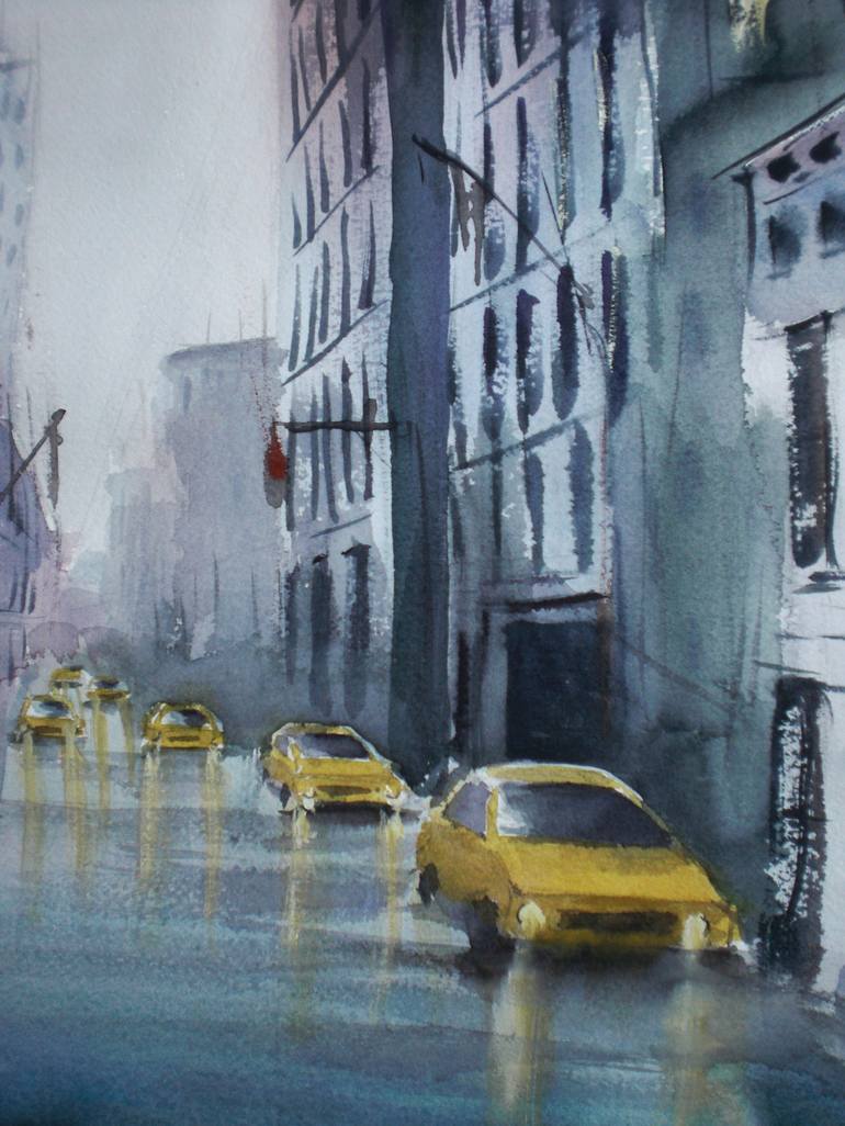 Original Cities Painting by Giorgio Gosti