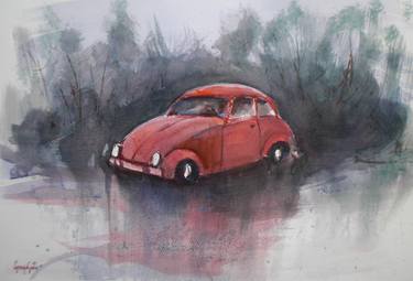 Print of Impressionism Car Paintings by Giorgio Gosti