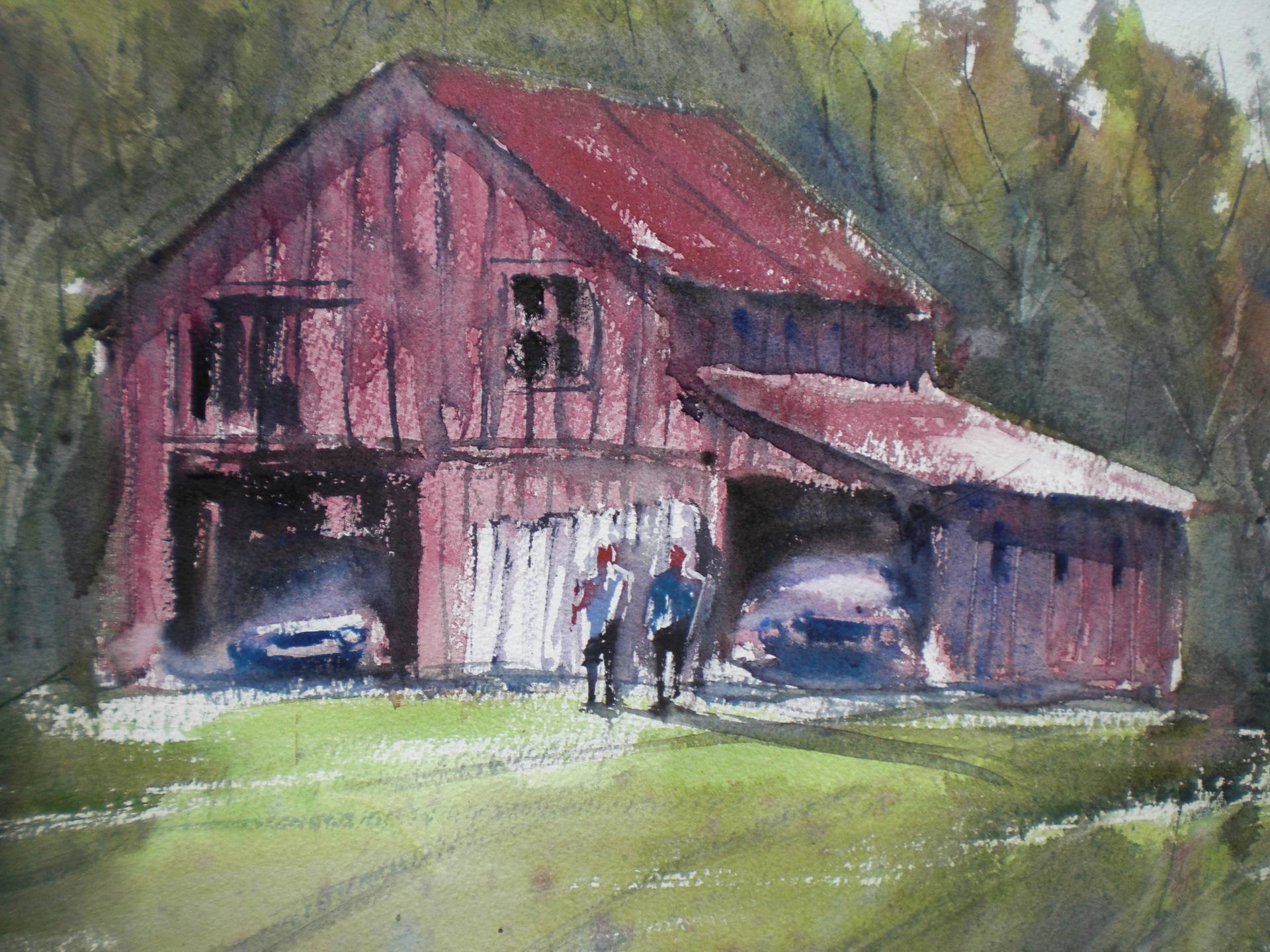 Old Barn 3 Painting By Giorgio Gosti Saatchi Art