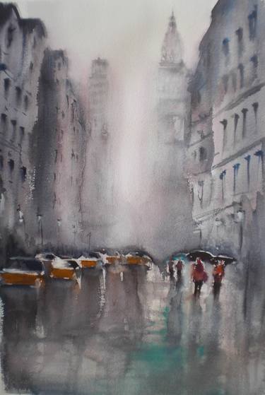 Original Impressionism Cities Paintings by Giorgio Gosti