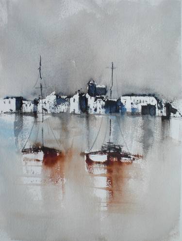 Print of Boat Paintings by Giorgio Gosti