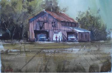 Old Barn 5 Painting By Giorgio Gosti Saatchi Art