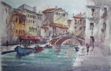 Original Impressionism Cities Paintings by Giorgio Gosti