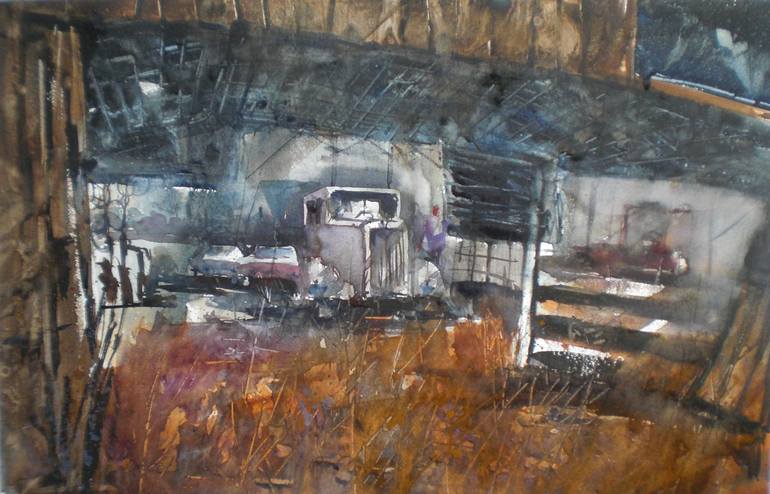 Print of Impressionism Car Paintings by Giorgio Gosti