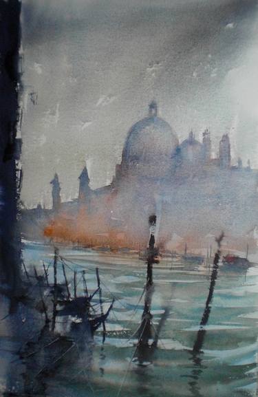 Original Impressionism Cities Paintings by Giorgio Gosti