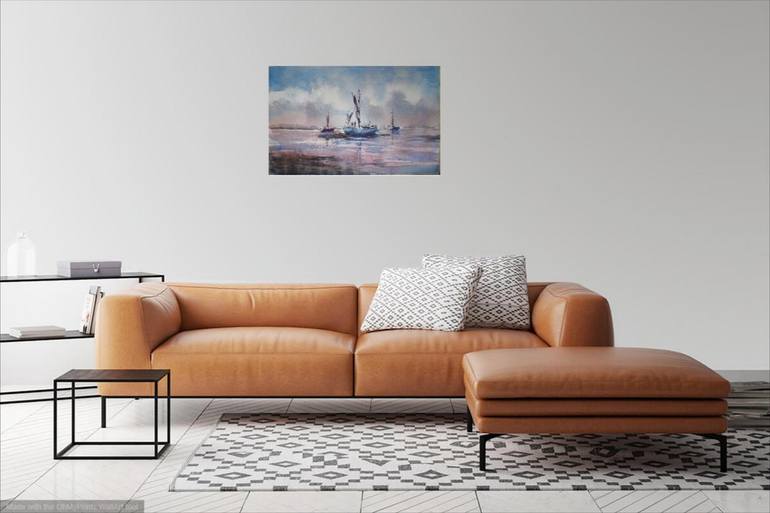 Original Boat Painting by Giorgio Gosti