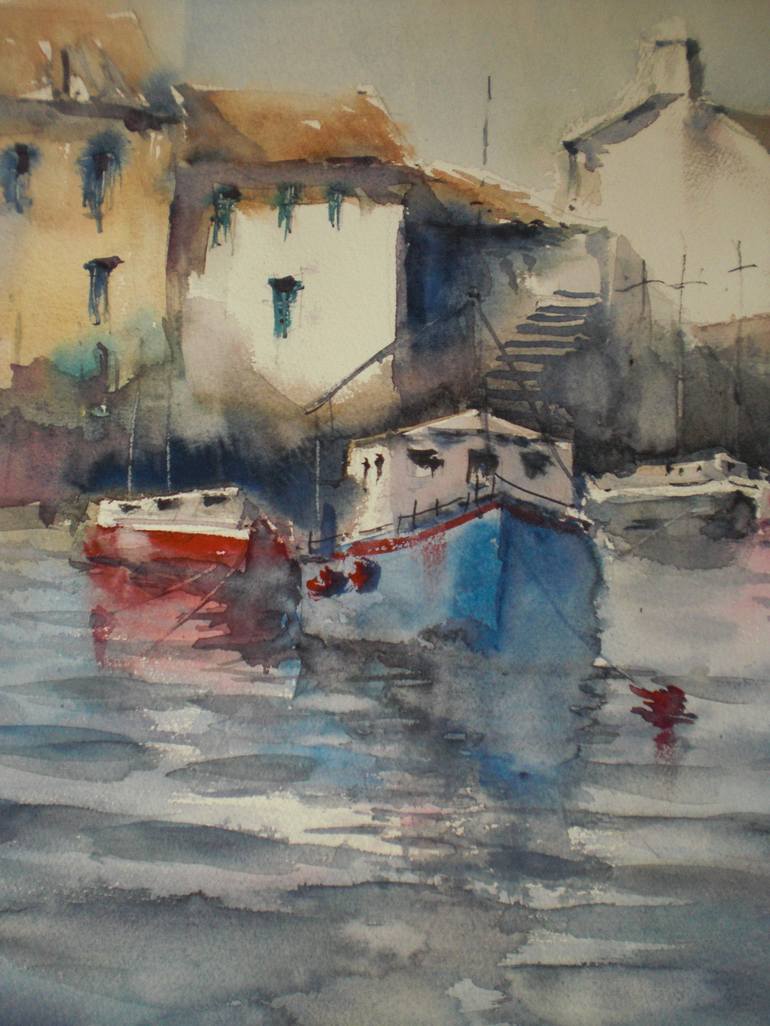 Original Boat Painting by Giorgio Gosti