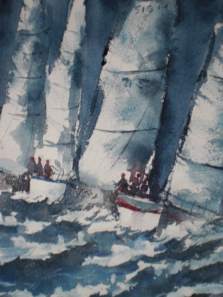 Original Boat Painting by Giorgio Gosti