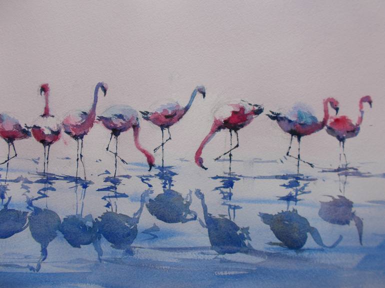 Original Impressionism Animal Painting by Giorgio Gosti