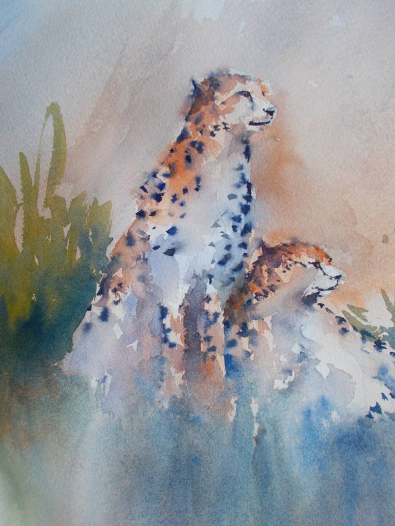 Original Impressionism Animal Painting by Giorgio Gosti