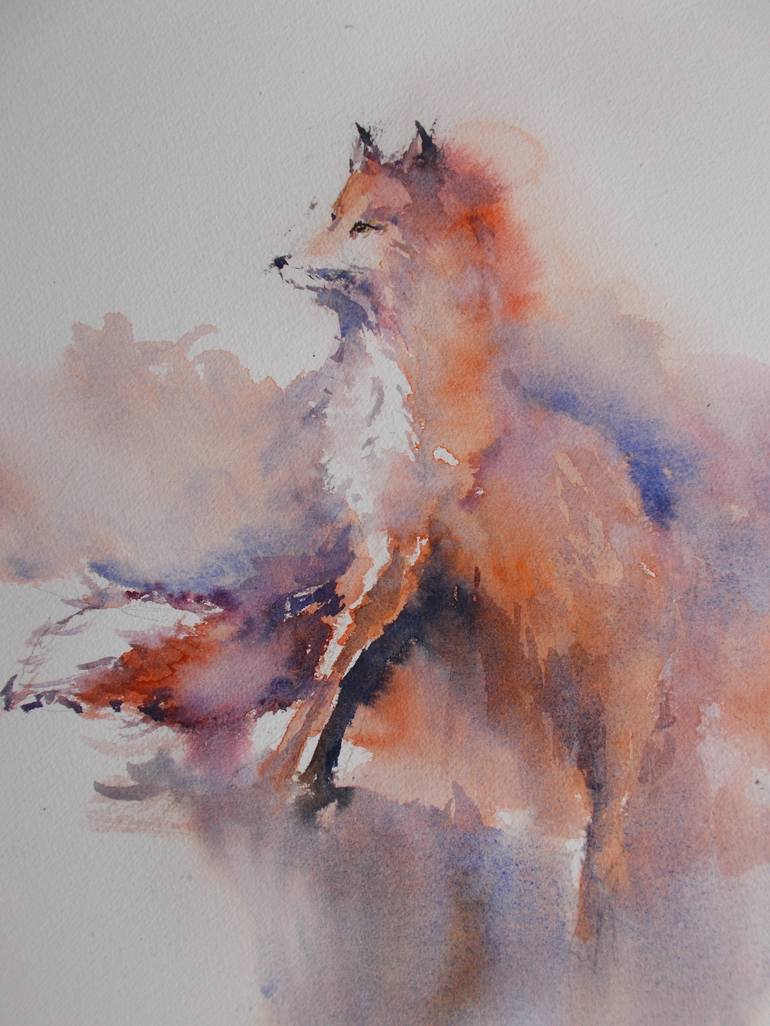 Original Impressionism Animal Painting by Giorgio Gosti