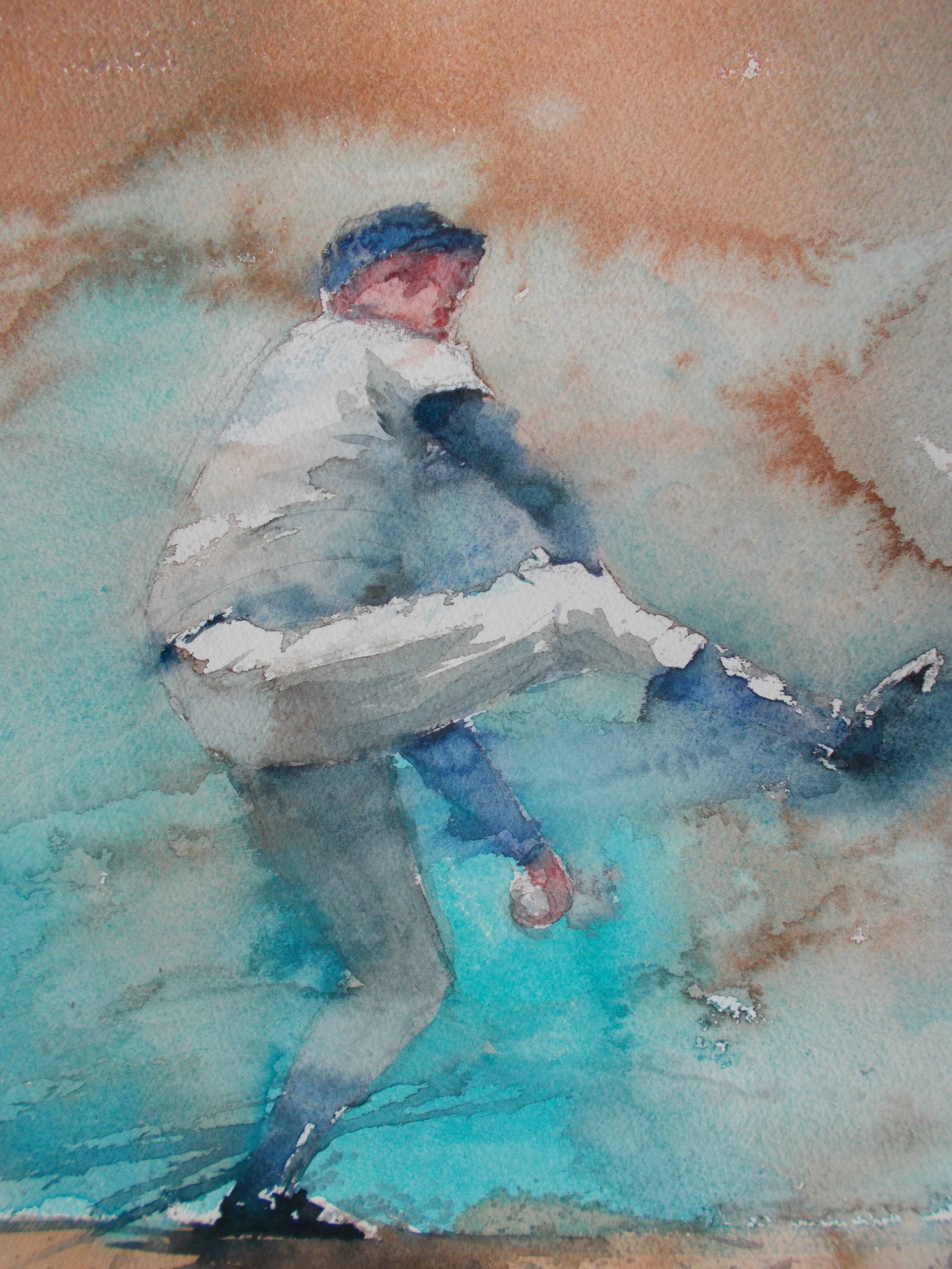 Baseball Player 4 Painting By Giorgio Gosti | Saatchi Art